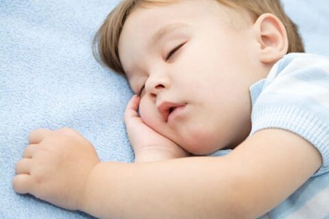 a child sleeping