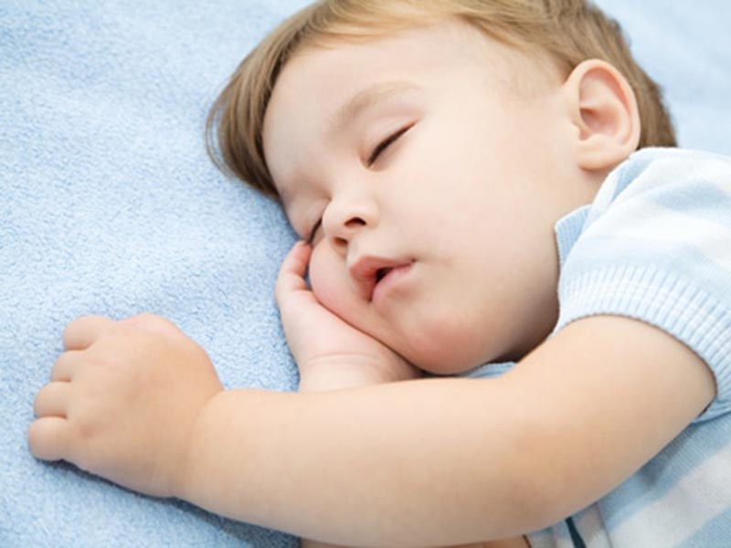 a child sleeping