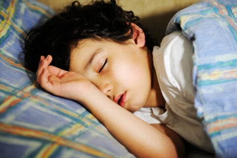 a child sleeping